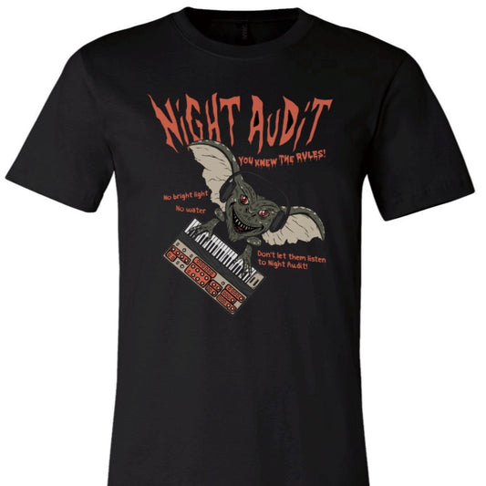 Night Audit - Gremlins Themed T-Shirt